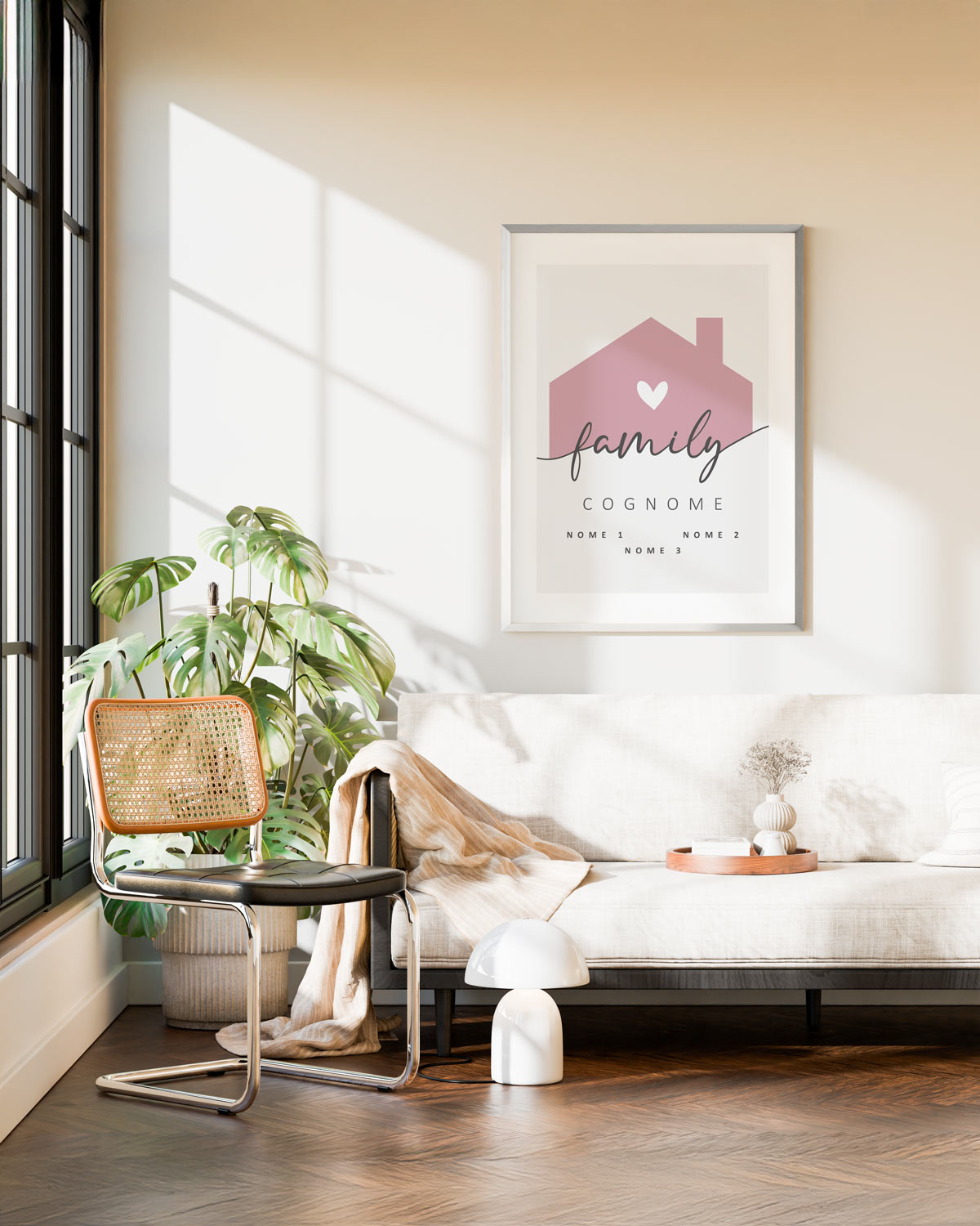 Poster Personalizzato Family Home