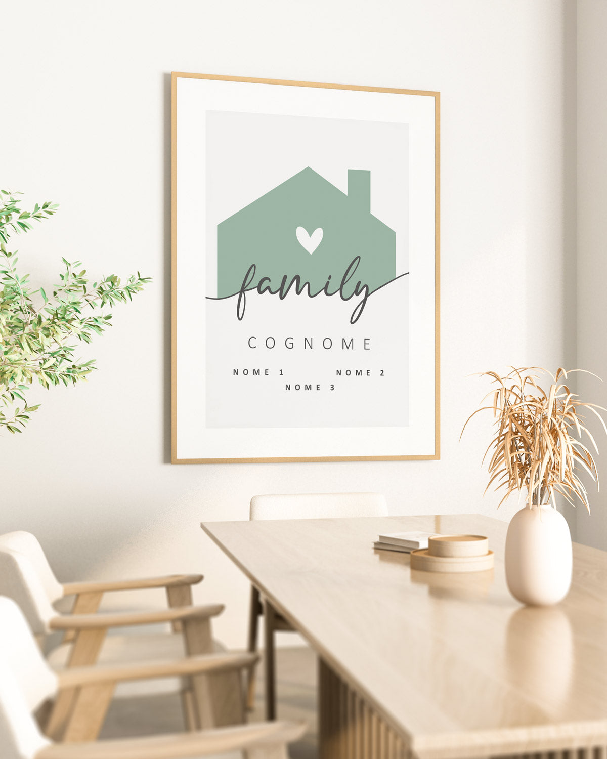 Poster Personalizzato Family Home