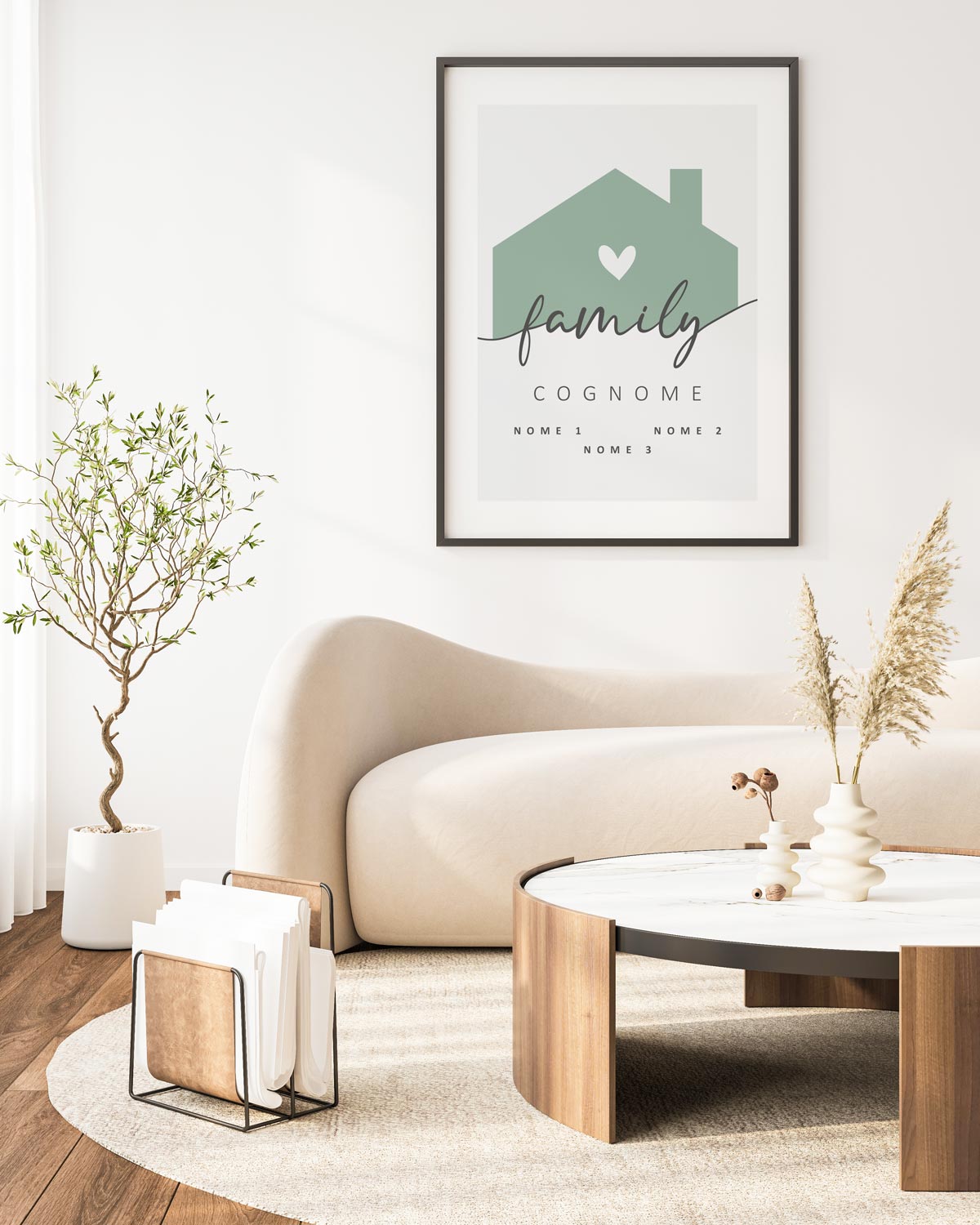 Poster Personalizzato Family Home