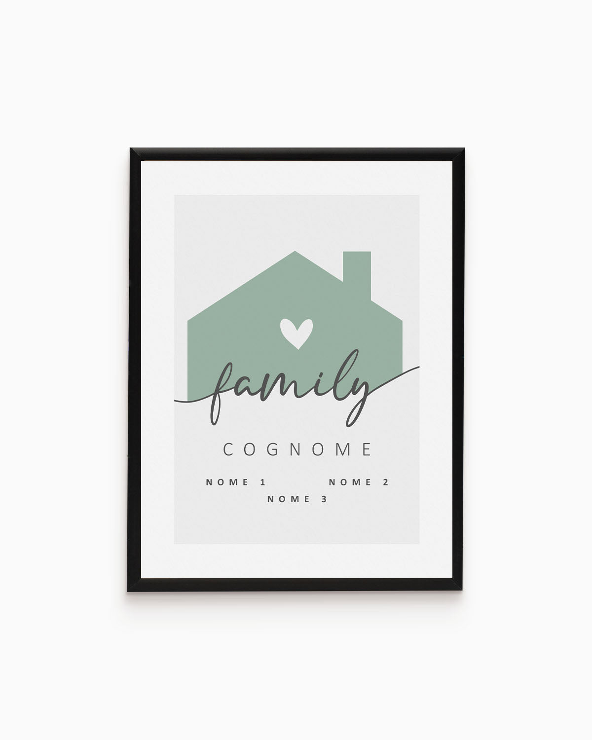 Poster Personalizzato Family Home