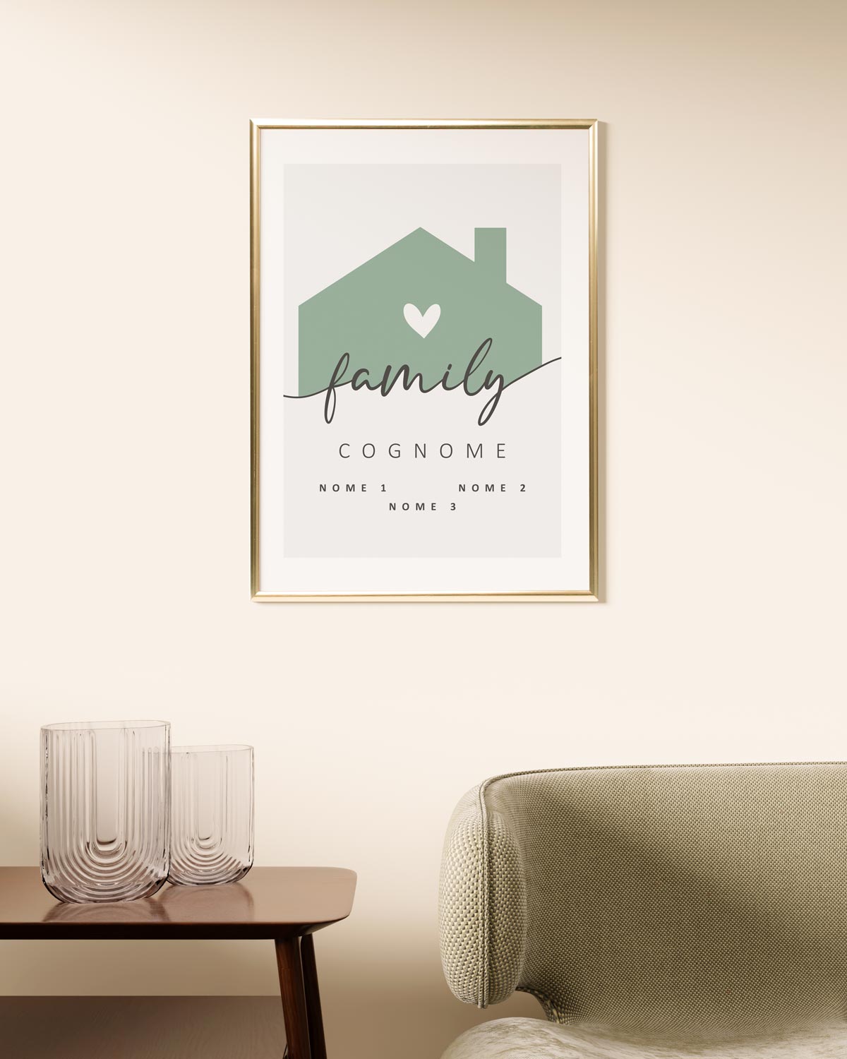 Poster Personalizzato Family Home