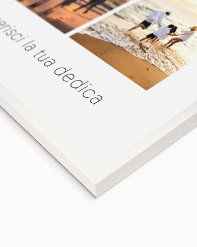 poster personalizzato con collage di foto, decorazione casa idea regalo per ambienti moderni 