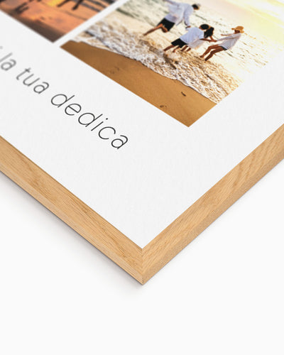 poster personalizzato con collage di foto, decorazione casa idea regalo per ambienti moderni 