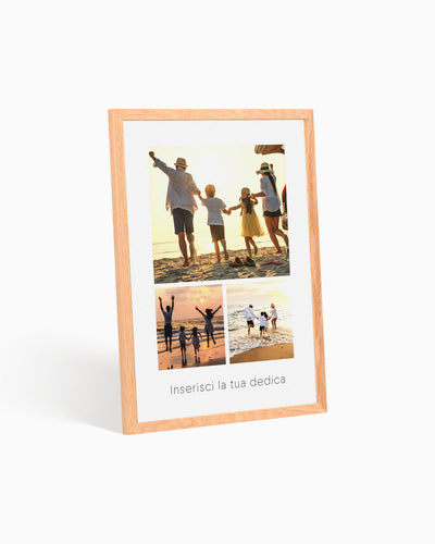 poster personalizzato con collage di foto, decorazione casa idea regalo per ambienti moderni 