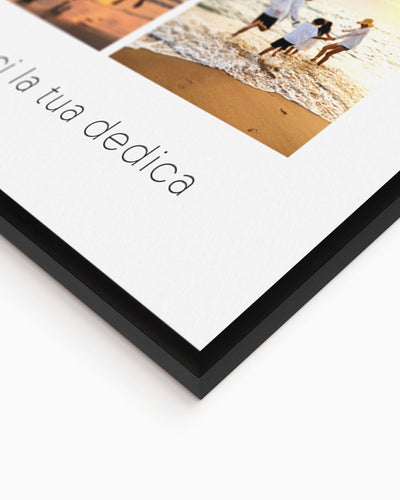 poster personalizzato con collage di foto, decorazione casa idea regalo per ambienti moderni 