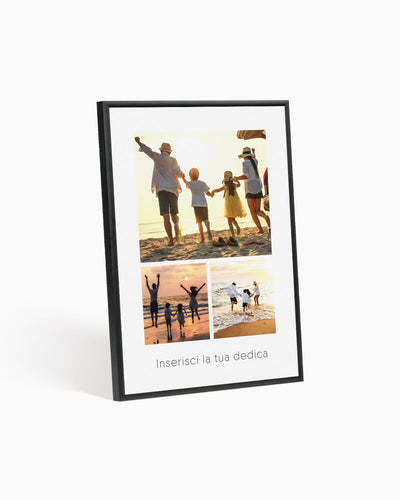 poster personalizzato con collage di foto, decorazione casa idea regalo per ambienti moderni 