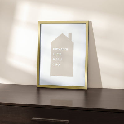 Poster Personalizzato Love My Family