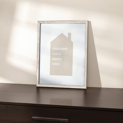 Poster Personalizzato Love My Family