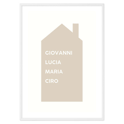 Poster Personalizzato Love My Family