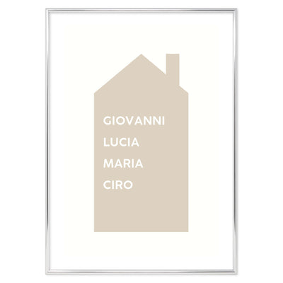 Poster Personalizzato Love My Family