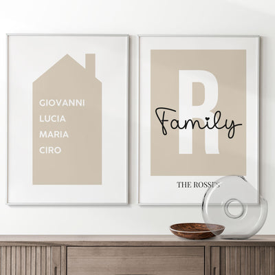 Poster Personalizzato Love My Family