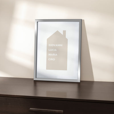 Poster Personalizzato Love My Family