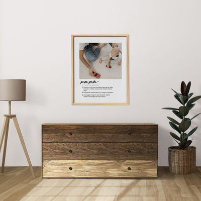 Poster Personalizzato la definizione di Papà