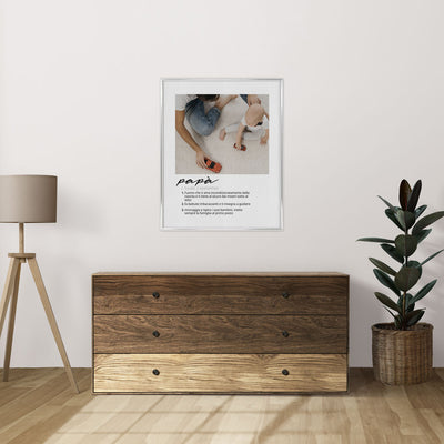 Poster Personalizzato la definizione di Papà
