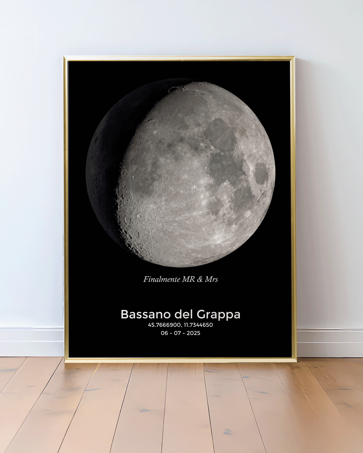 Poster Personalizzato Fasi Lunari
