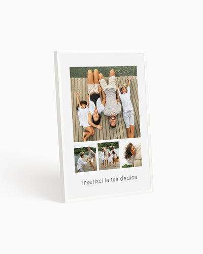 poster personalizzato con collage di foto, decorazione casa idea regalo per ambienti moderni 