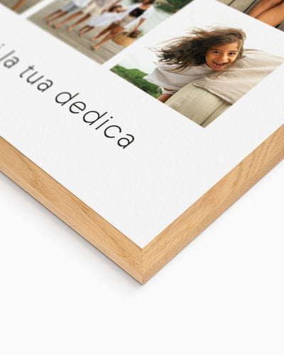 poster personalizzato con collage di foto, decorazione casa idea regalo per ambienti moderni 