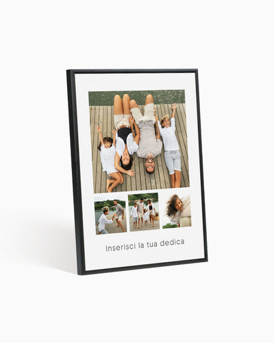 poster personalizzato con collage di foto, decorazione casa idea regalo per ambienti moderni 