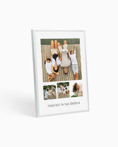 poster personalizzato con collage di foto, decorazione casa idea regalo per ambienti moderni 