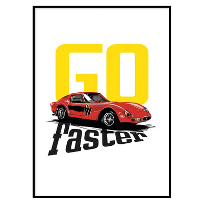 Poster Iconic Red Car