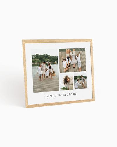 poster personalizzato con collage di foto, decorazione casa idea regalo per ambienti moderni 