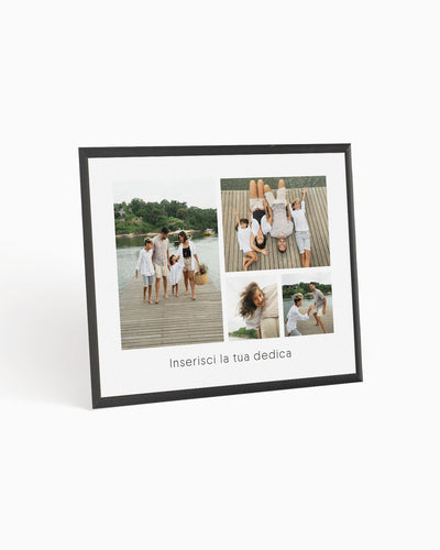 poster personalizzato con collage di foto, decorazione casa idea regalo per ambienti moderni 