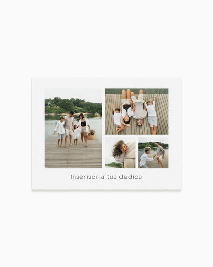 poster personalizzato con collage di foto, decorazione casa idea regalo per ambienti moderni 