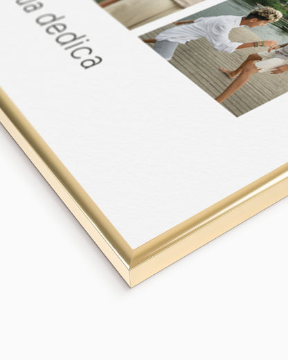 poster personalizzato con collage di foto, decorazione casa idea regalo per ambienti moderni 