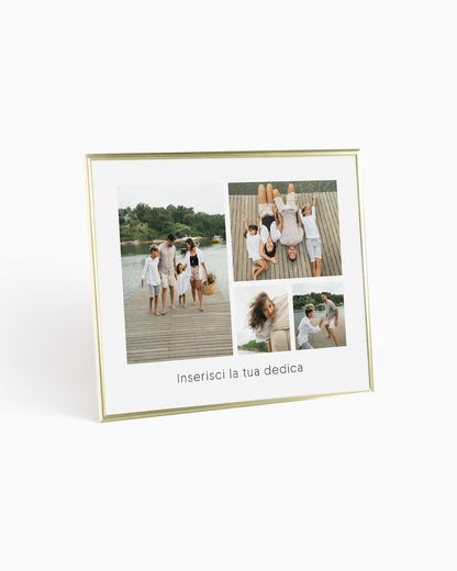 poster personalizzato con collage di foto, decorazione casa idea regalo per ambienti moderni 