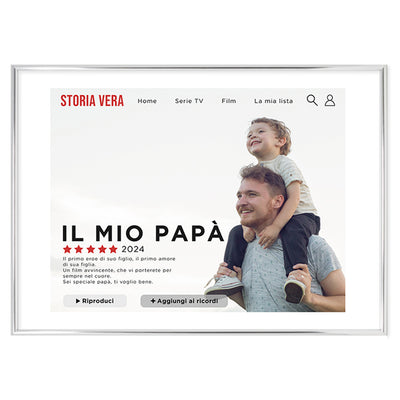 Poster Personalizzato Il mio papà