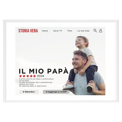 Poster Personalizzato Il mio papà