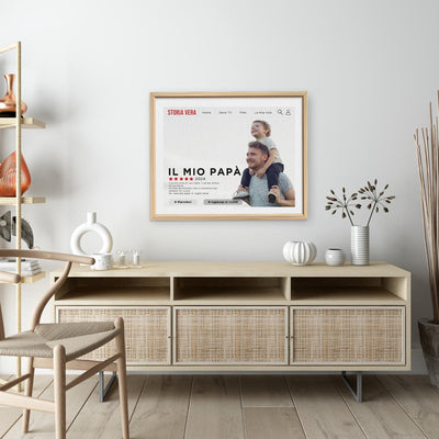 Poster Personalizzato Il mio papà
