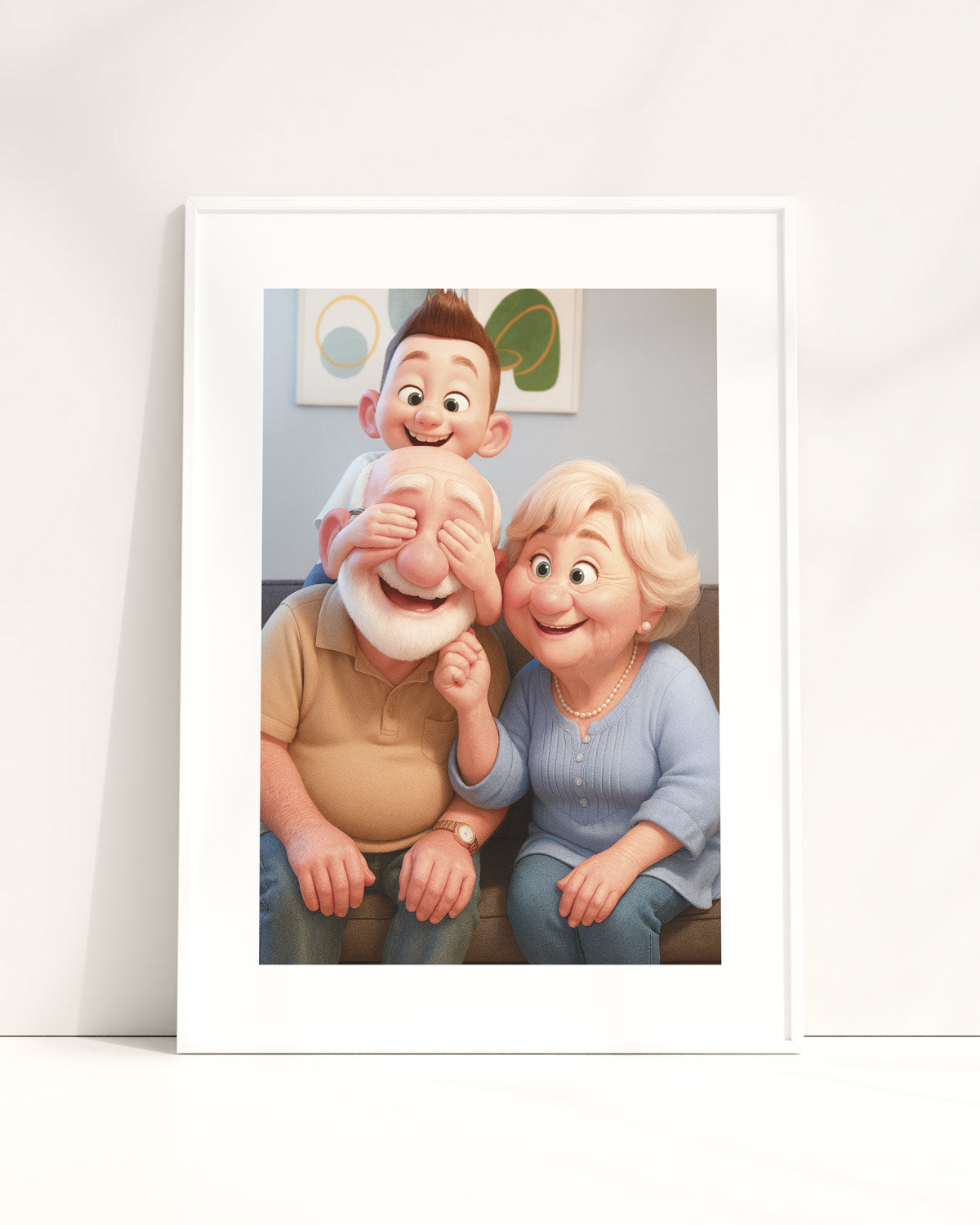 Poster Personalizzato ritratto Pixar