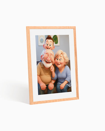 poster personalizzato stile pixar, idea regalo, poster moderno 