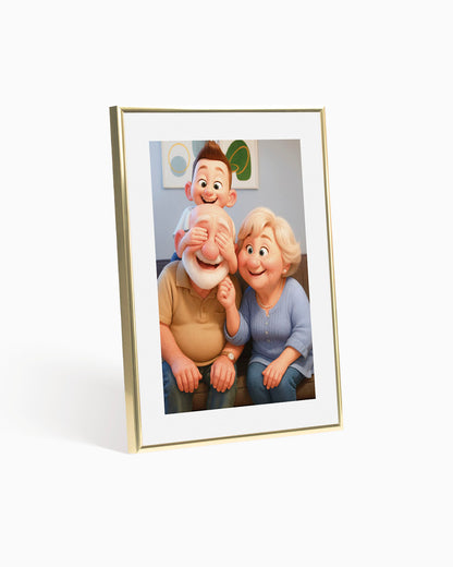 poster personalizzato stile pixar, idea regalo, poster moderno 