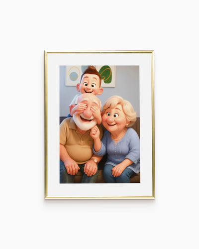 poster personalizzato stile pixar, idea regalo, poster moderno 