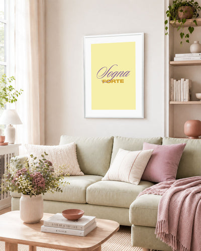 poster Typography con testi e citazioni, decorazione casa ideale per ambienti moderni 