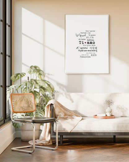 poster moderno per arredamento 