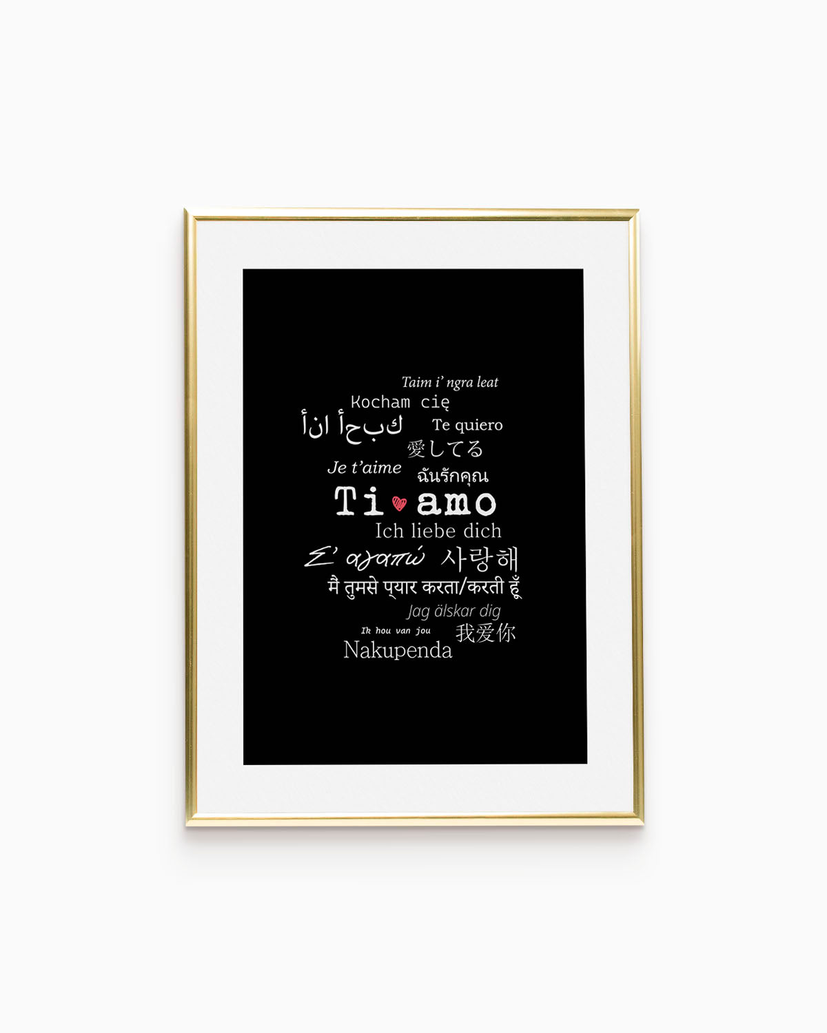 poster moderno per arredamento #colore_cornice-oro