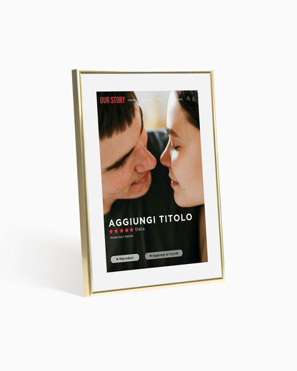 poster moderno personalizzato stile netflix idea regalo amore 