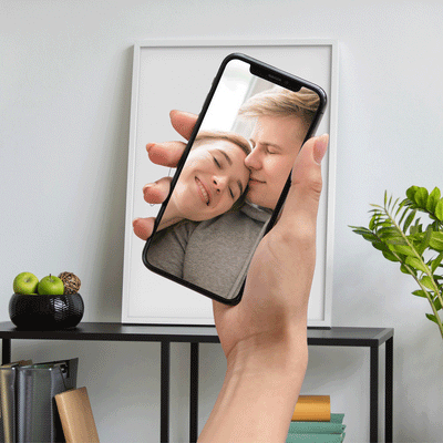 Poster Personalizzato Ritratto in Line Art