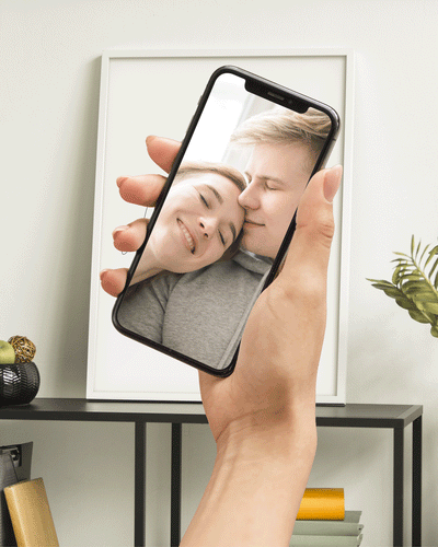 Poster Personalizzato Ritratto in Line Art