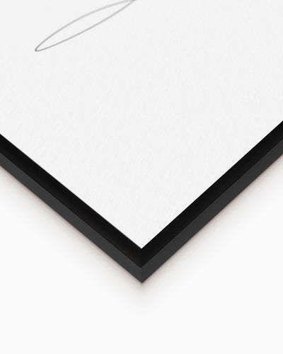 Poster Personalizzato Ritratto in Line Art