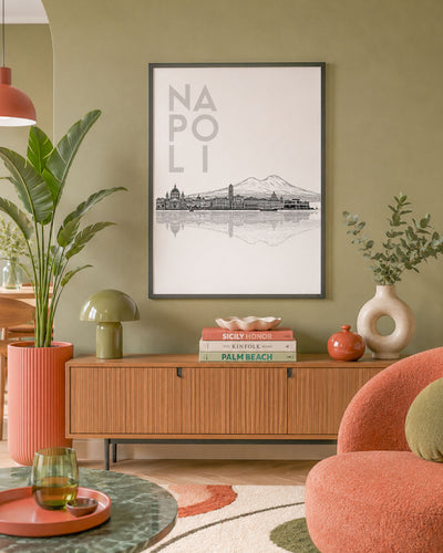 Poster Skyline Napoli