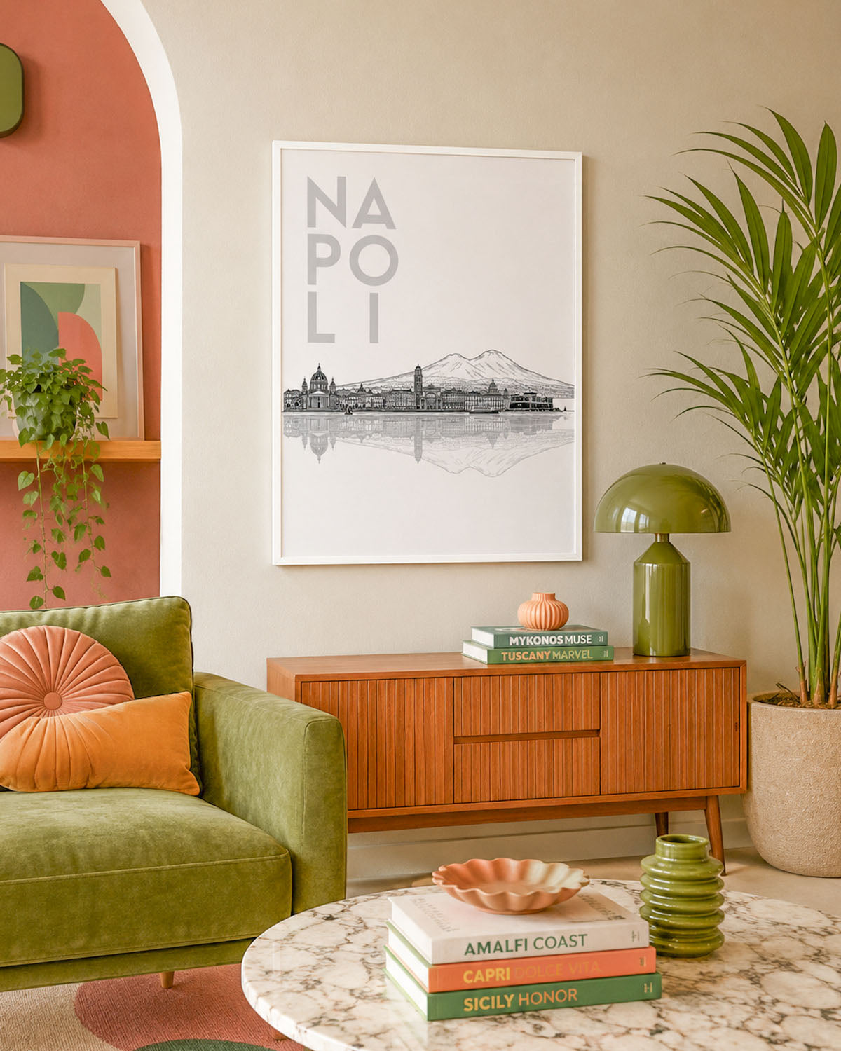 Poster Skyline Napoli