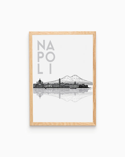 Poster Skyline Napoli