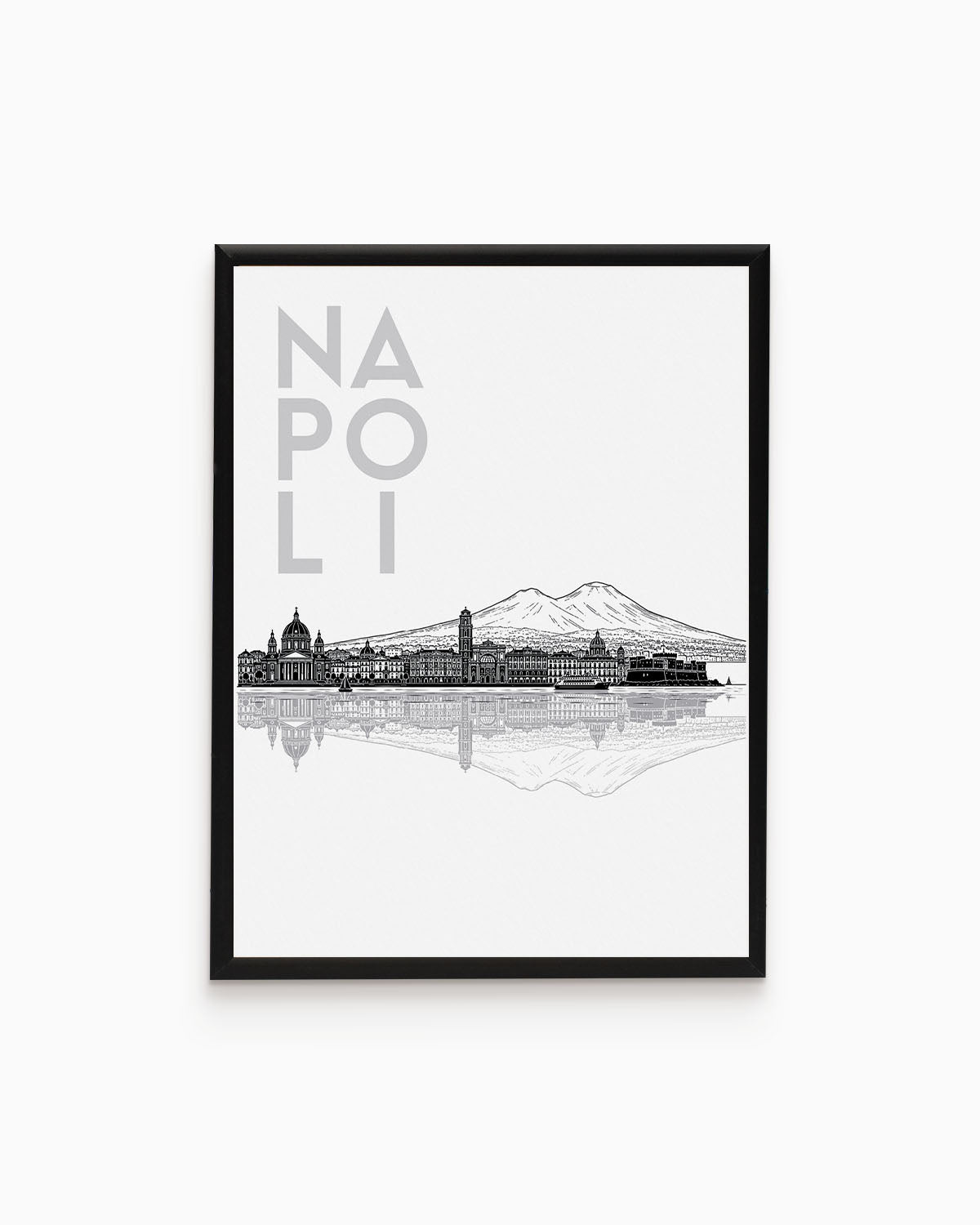 Poster Skyline Napoli