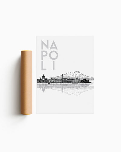 Poster Skyline Napoli