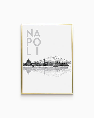 Poster Skyline Napoli