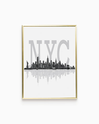 Poster Skyline New York City